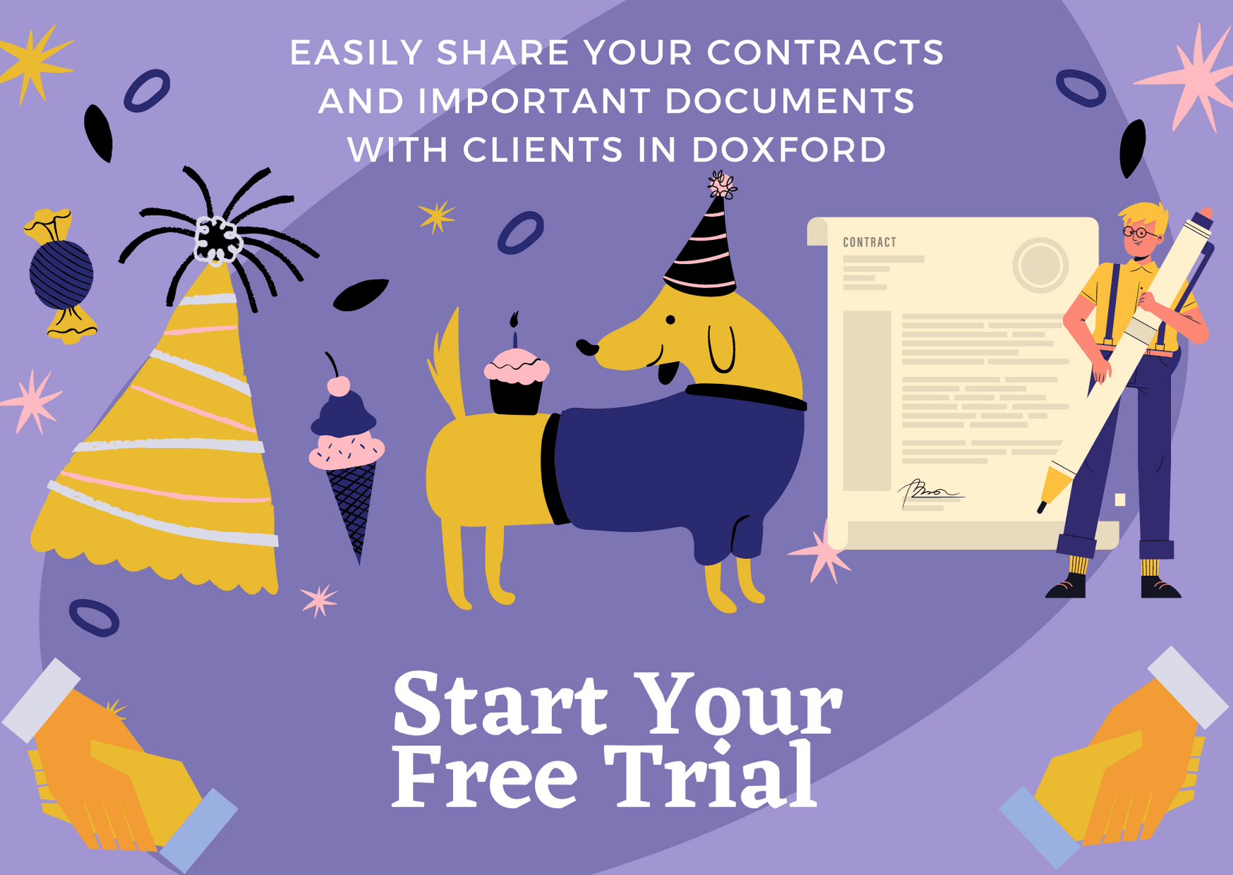 Share contracts and docs with Doxford